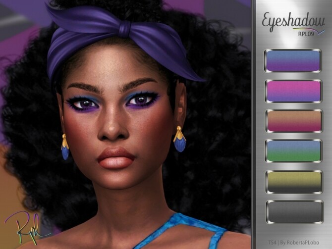 Sims 4 Eyeshadow RPL09 by RobertaPLobo at TSR