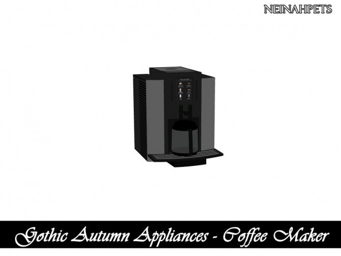 Sims 4 Gothic Autumn Appliances by neinahpets at TSR