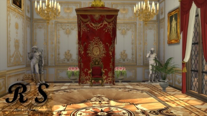 Sims 4 Let them be enthroned Set at Regal Sims