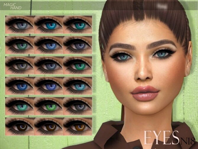 Sims 4 Eyes N18 by MagicHand at TSR