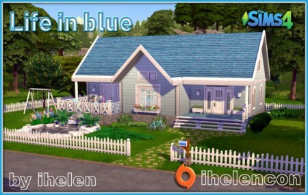 Life in blue home at ihelensims