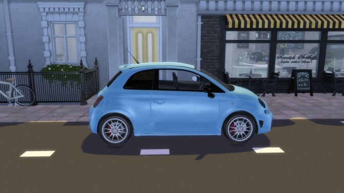 Sims 4 2016 Abarth 695 Biposto at Modern Crafter CC