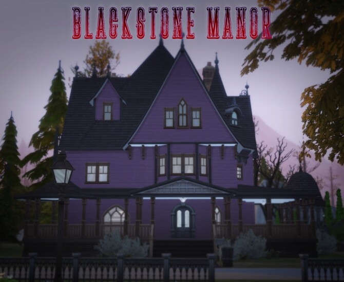 Sims 4 Blackstone Manor at Happy Life Sims