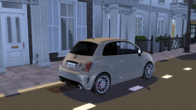 Sims 4 2016 Abarth 695 Biposto at Modern Crafter CC