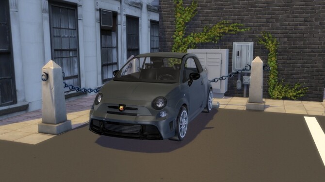 Sims 4 2016 Abarth 695 Biposto at Modern Crafter CC