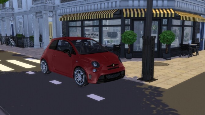 Sims 4 2016 Abarth 695 Biposto at Modern Crafter CC