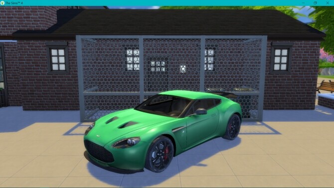 Sims 4 Aston Martin V12 Zagato at LorySims