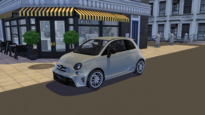 Sims 4 2016 Abarth 695 Biposto at Modern Crafter CC