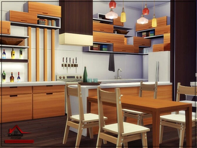 Sims 4 LONDO home by marychabb at TSR