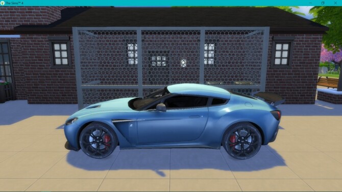 Sims 4 Aston Martin V12 Zagato at LorySims