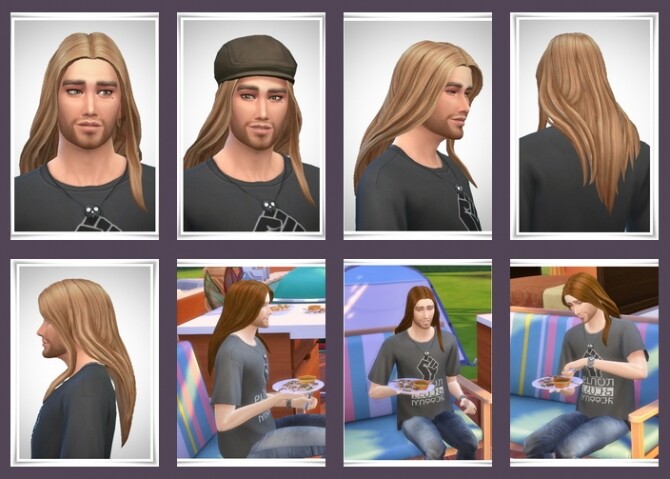 Sims 4 Gene Hair Male at Birksches Sims Blog