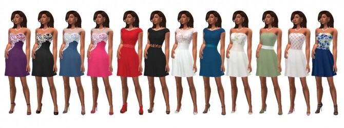 Sims 4 EP14 PARTY DRESS at Sims4Sue