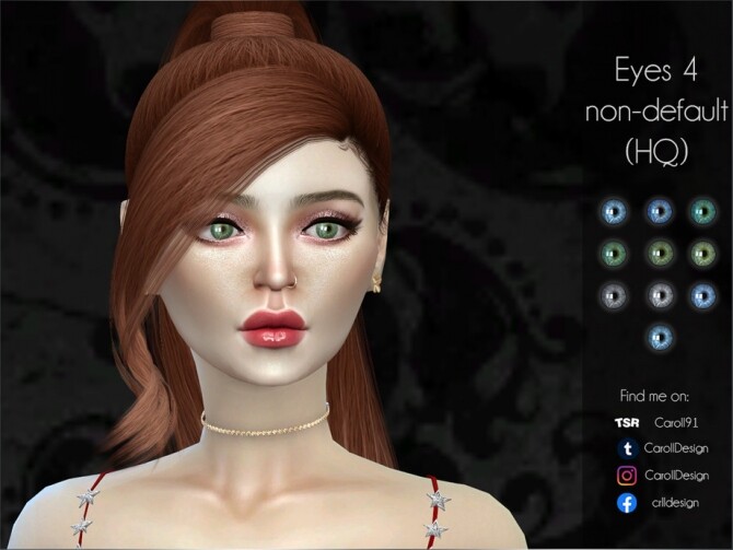 Sims 4 Eyes 4 (HQ) non default by Caroll91 at TSR