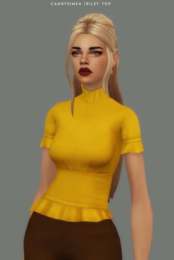 Sims 4 RILEY TOP at Candy Sims 4