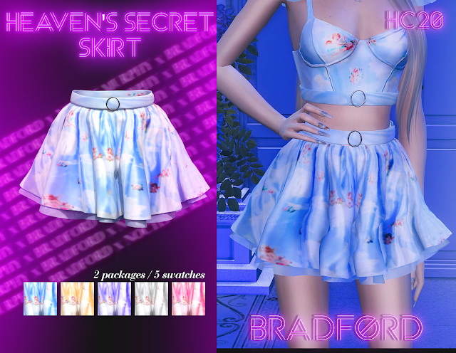 Sims 4 Heavens Secret Skirt at MURPHY