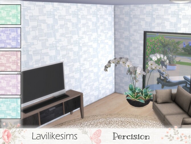 Sims 4 Precision wallpaper by lavilikesims at TSR
