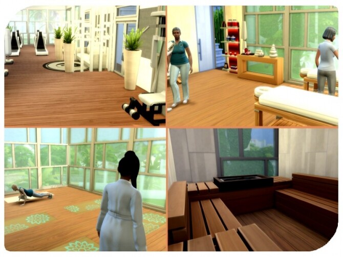 Sims 4 Hilton Spa & Fun by GenkaiHaretsu at TSR
