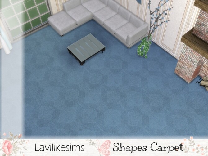 Sims 4 Khloe Carpet by lavilikesims at TSR