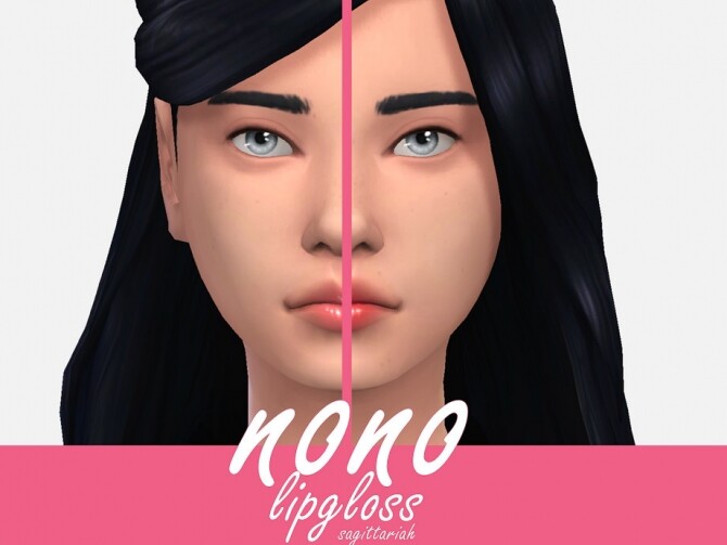 Sims 4 Nono Lipgloss by Sagittariah at TSR