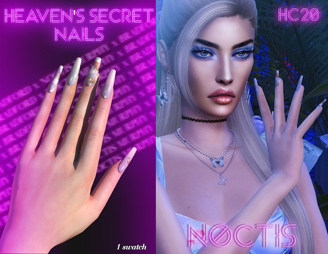 Sims 4 Heavens Secret Nails at MURPHY