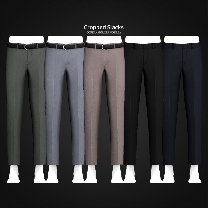 Sims 4 Cropped Slacks at Gorilla