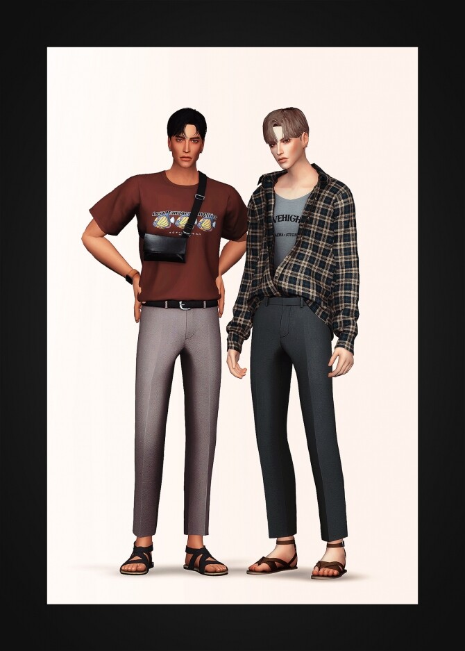 Sims 4 Cropped Slacks at Gorilla