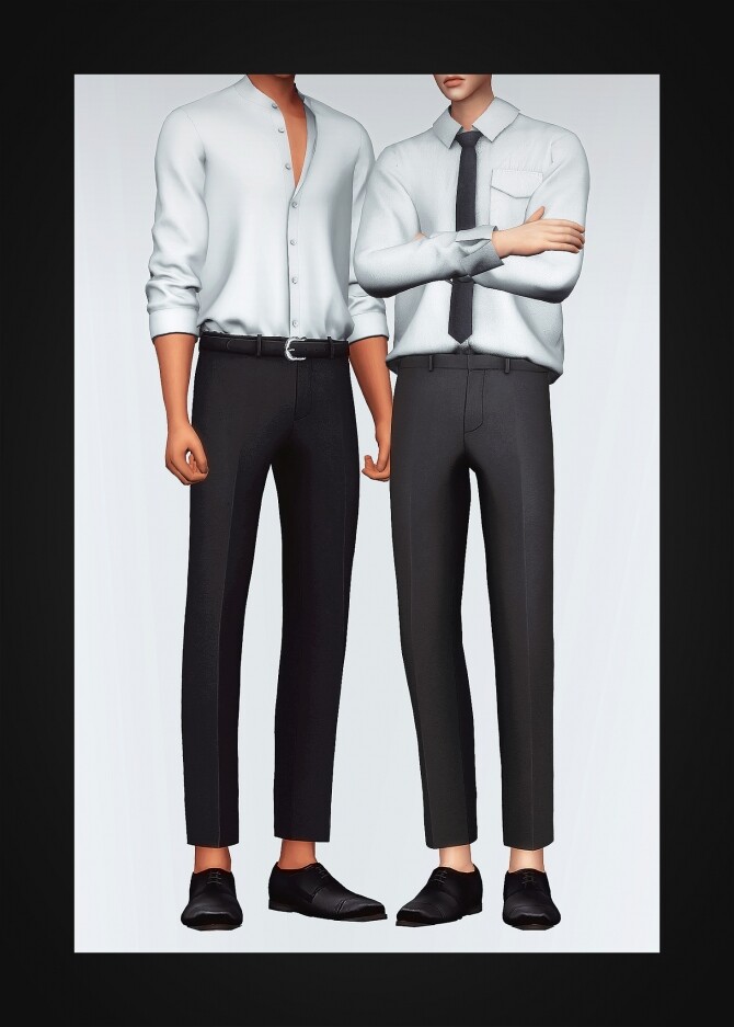 Sims 4 Cropped Slacks at Gorilla