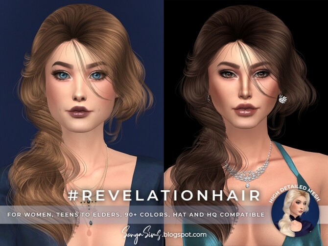 Sims 4 Maricela & Revelation Hairs at Sonya Sims