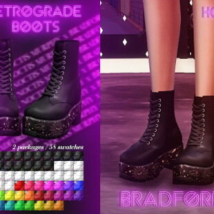 Madlen Kairo Boots by MJ95 at TSR » Sims 4 Updates