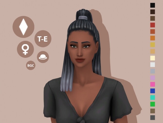 Sims 4 Willa Hairstyle by simcelebrity00 at TSR