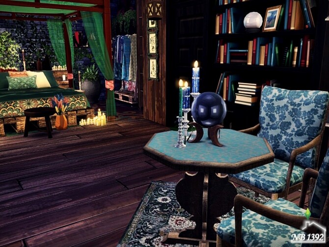 Sims 4 Witchs Bedroom by nobody1392 at TSR