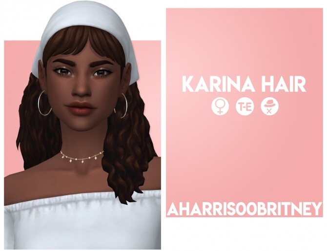 Sims 4 Karina Hair at AHarris00Britney
