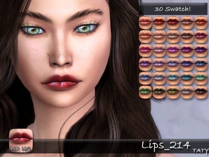 Sims 4 Lips 214 by tatygagg at TSR