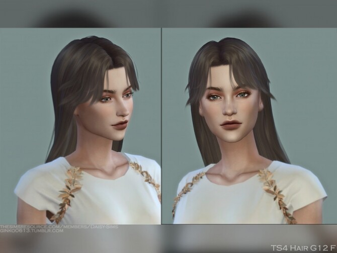 Sims 4 Female Hair G12 by Daisy Sims at TSR