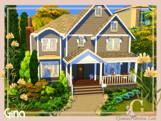 Gina home by GenkaiHaretsu at TSR » Sims 4 Updates