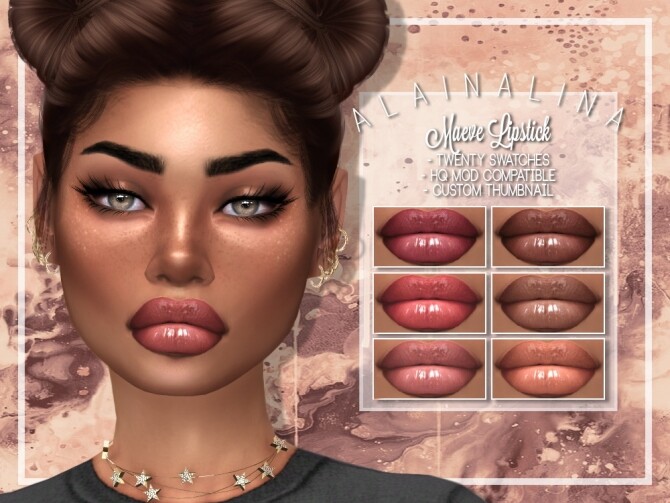 Sims 4 Maeve Lipstick at AlainaLina