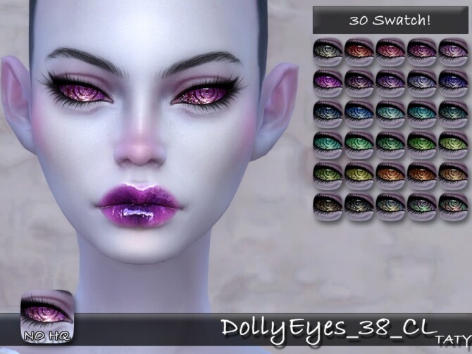 Sims 4 Dolly Eyes 38 by tatygagg at TSR