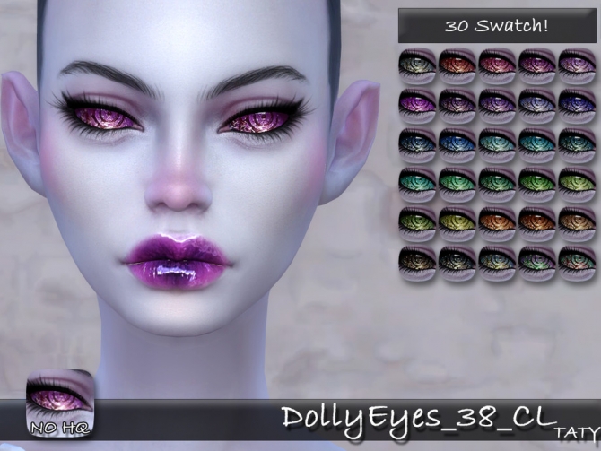 Dolly Eyes 38 by tatygagg at TSR » Sims 4 Updates