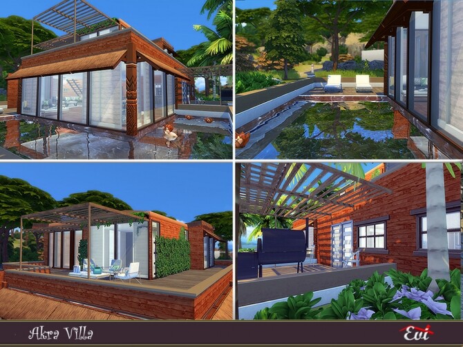 Sims 4 Akra Vila by evi at TSR