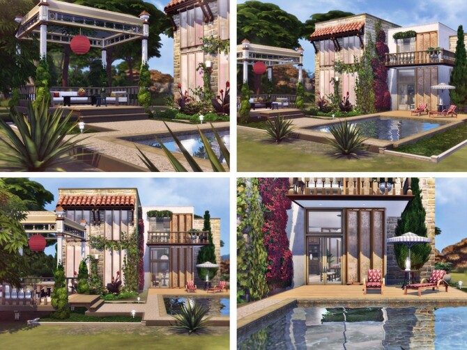 Sims 4 Roshni home by Rirann at TSR