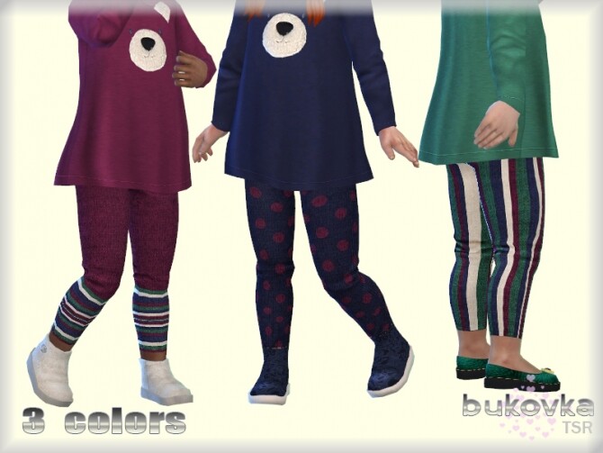 Sims 4 Pants Toddler/F by bukovka at TSR