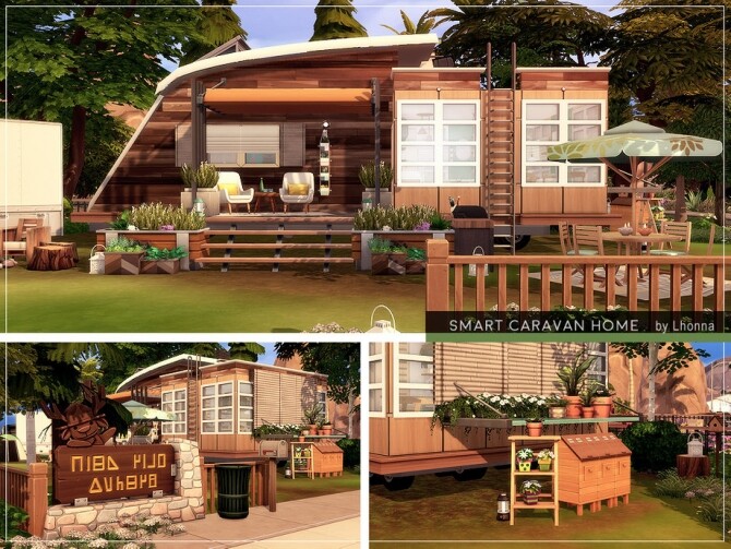 Sims 4 Smart Caravan Home by Lhonna at TSR