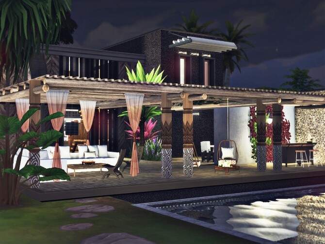 Sims 4 Adife house by Rirann at TSR