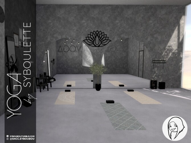 Sims 4 Yoga set by Syboubou at TSR