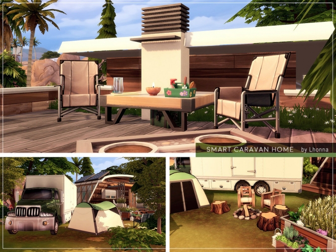 Smart Caravan Home by Lhonna at TSR » Sims 4 Updates