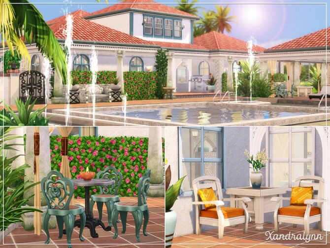 Sims 4 Sunny Palms Estate by Xandralynn at TSR