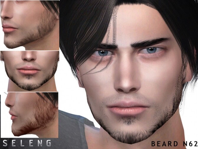 Sims 4 Beard N62 by Seleng at TSR