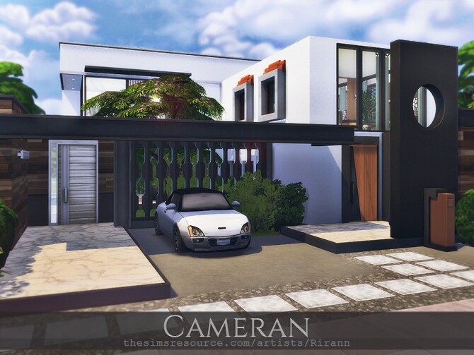 Sims 4 Cameran house by Rirann at TSR