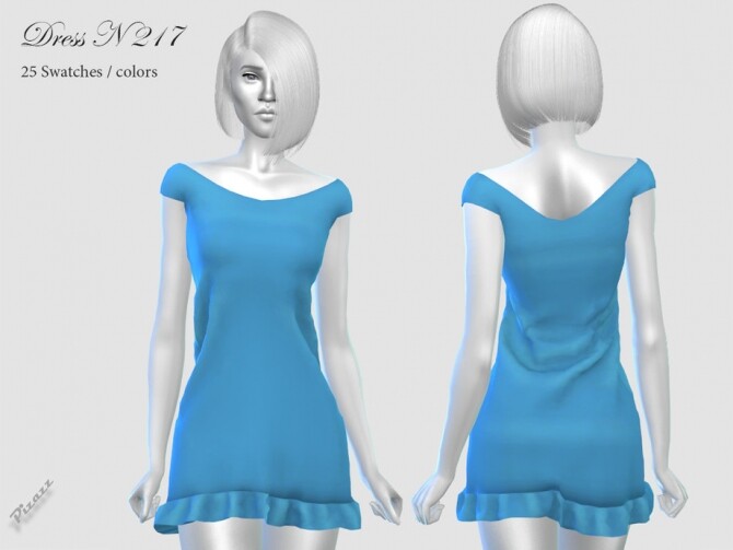 Sims 4 DRESS N 217 by pizazz at TSR
