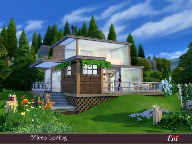 Sims 4 Micro Loving Home by evi at TSR